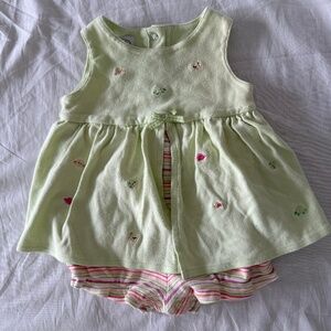 Vintage embroidered romper